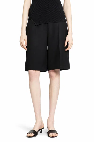 Totême Woman Black Shorts