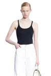 Totême Woman Black T-shirts & Tank Tops In Black