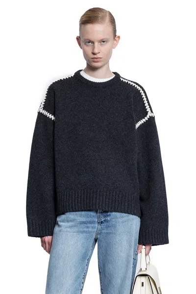 Totême Woman Grey Knitwear