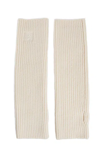 Totême Woman Off-white Gloves