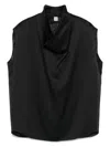 Totême Toteme Textured Stripe Sleeveless Top In Black