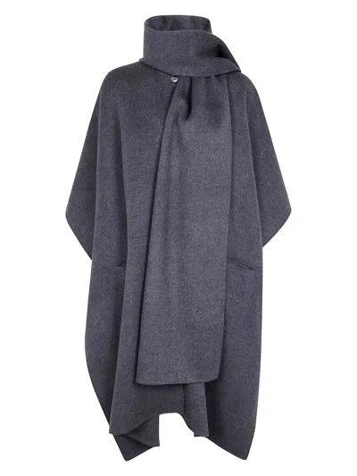 Totême Women's Doublã© Scarf Coat In Grey