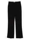 Totême Toteme Flared Evening Trousers In Black
