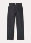 Totême Toteme Organic Denim Classic Cut Jeans In Black