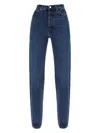 Totême Organic Denim Classic Cut Jeans In Blue