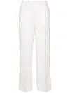 Totême Straight-leg Tailored Trousers In White