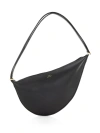 Totême Women's Scoop Leather Shoulder Bag In Black