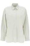 Totême Toteme Striped Oxford Shirt In White