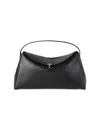 Totême Women's T-lock Leather Top Handle Bag In Black