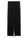 Totême Toteme Wide-leg Trousers In Black