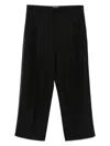 Totême Toteme Wool Blend Trousers In Black