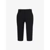 Totême Womens Capri Slim-fit Trousers Black In Black