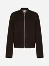 Totême Brown Sartorial Bomber Jacket In Espresso