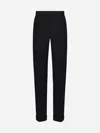 Totême Back Pocket Casual Pants In Black