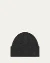 Totême Wool Cashmere Beanie In Charcoal Melange 019