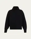 Totême Double-knit Wool Blend Sweater In Black
