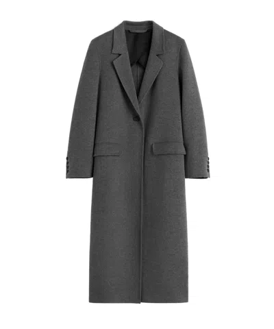 Totême Wool Coat In Black
