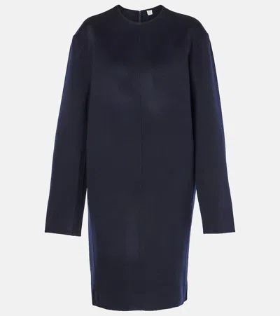 Totme Wool Midi Dress In Blue | ModeSens