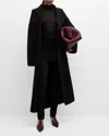 Totême Toteme Signature Wool And Cashmere Coat In Black
