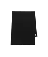 Totême Wide Wool Scarf In Black