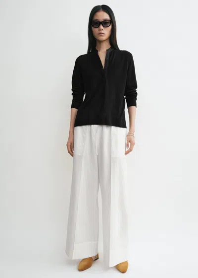 Totême Wool Silk Knit Black