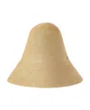 Totême Woven Paper Blend Straw Hat In Nude
