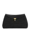 Totême Woven Shoulder Bag In Black