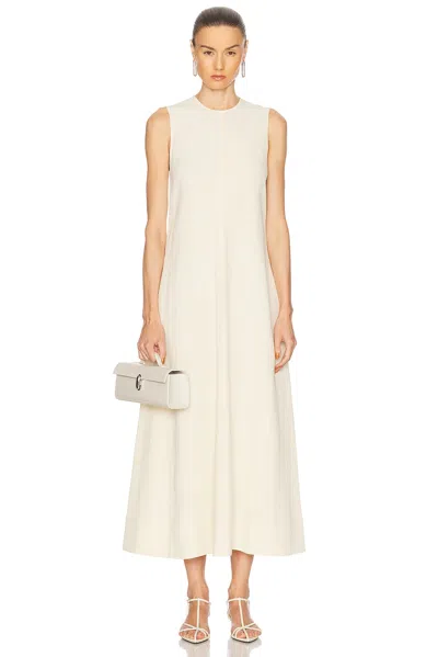 Totême Woven Stripe Dress In Ecru