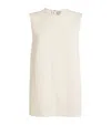 Totême Woven Stripe Sleeveless Top In Ivory