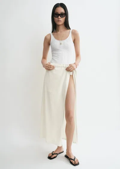 Totême Wrap Skirt Off-white