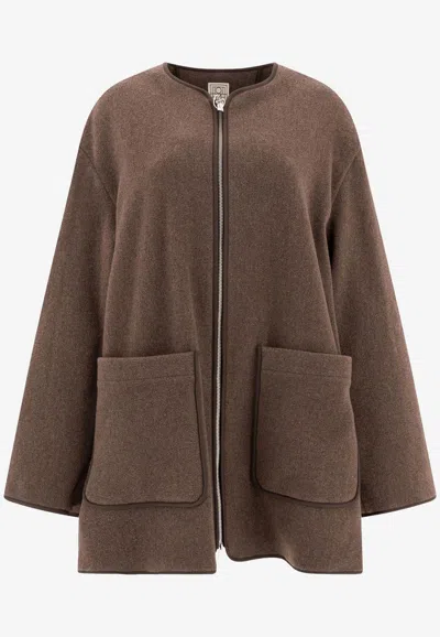 Totême Zip-up Wool Jacket