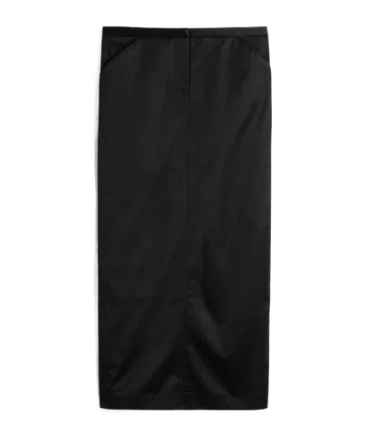 Totême Zippered Skirt In Black