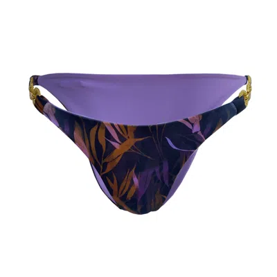 Touch By Adriana Carolina Women's Nightfall Bikini In Brown/purple/yellow