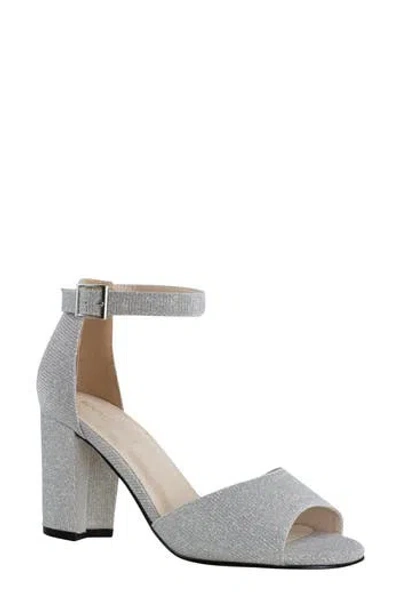 Touch Ups Amaya Ankle Strap Sandal In Silver