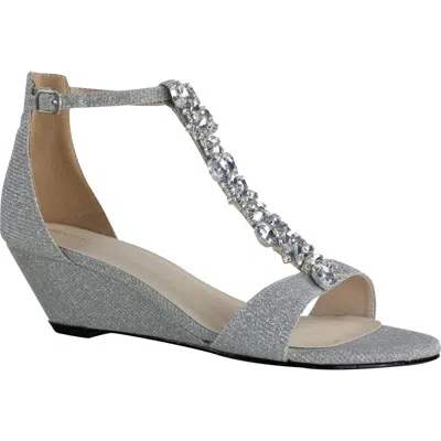 Touch Ups Beatrix Wedge Sandal In Silver