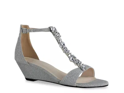 Touch Ups By Benjamin Walk Beatrix Wedge Sandal In Silver