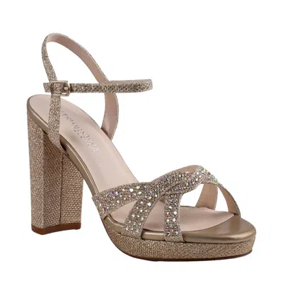 Touch Ups By Benjamin Walk Women's  Ava Champagne Glitter 4634m In Multi