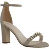 Touch Ups Camila Ankle Strap Sandal In Champagne