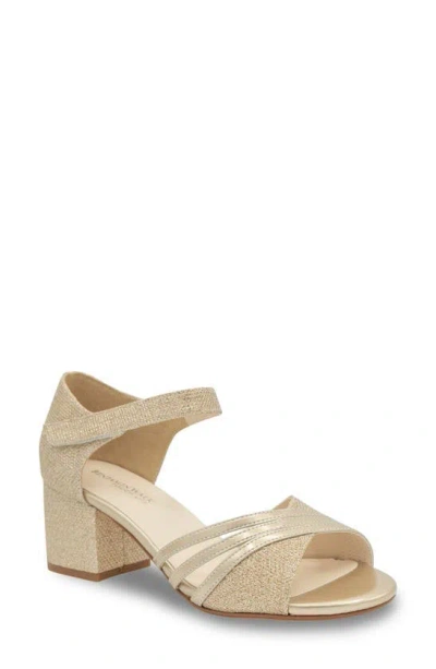 Touch Ups Champagne Ankle Strap Sandal