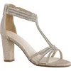 Touch Ups Gabriella T-strap Sandal In Champagne