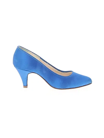 Pre-owned Touch Ups Heels In Blue