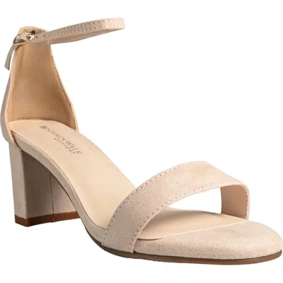 Touch Ups January Block Heel Sandal In Nude