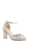 Touch Ups Lauren Ankle Strap Sandal In Champagne