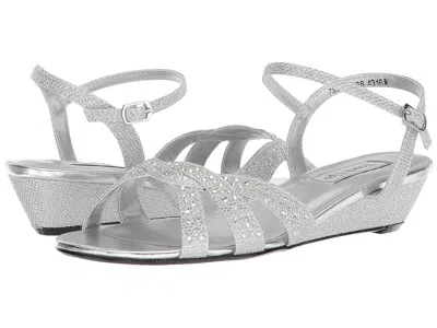 Touch Ups Lena Women's Shoes Silver: 8.5 M, Textile