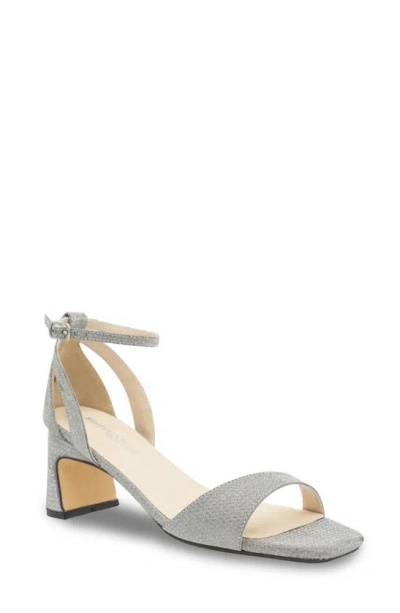 Touch Ups Lilibet Ankle Strap Sandal In Silver