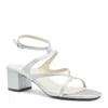 Touch Ups Cora Ankle Strap Sandal In Silver