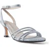 Touch Ups Olive Sandal In Silver
