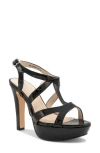 Touch Ups Queenie Cage Platform Sandal In Black