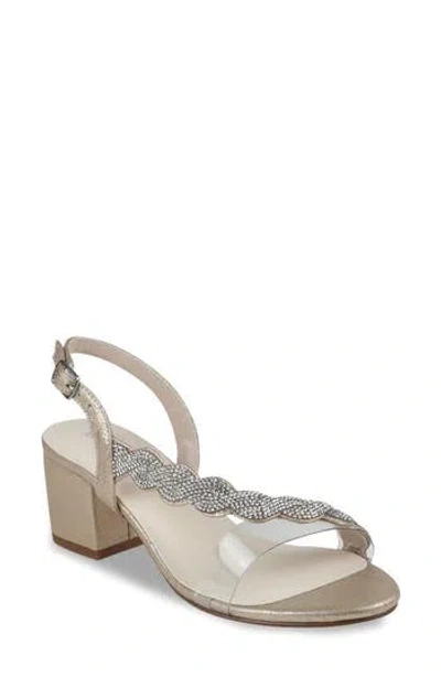 Touch Ups Ruby Slingback Sandal In Gold