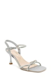 Touch Ups Sunny Ankle Strap Sandal In Silver
